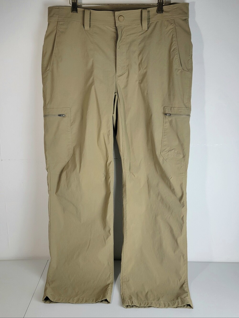 LL Bean Men's Water Resistant Cresta Tech Hiking Pants 35x30 506421 D. Driftwood